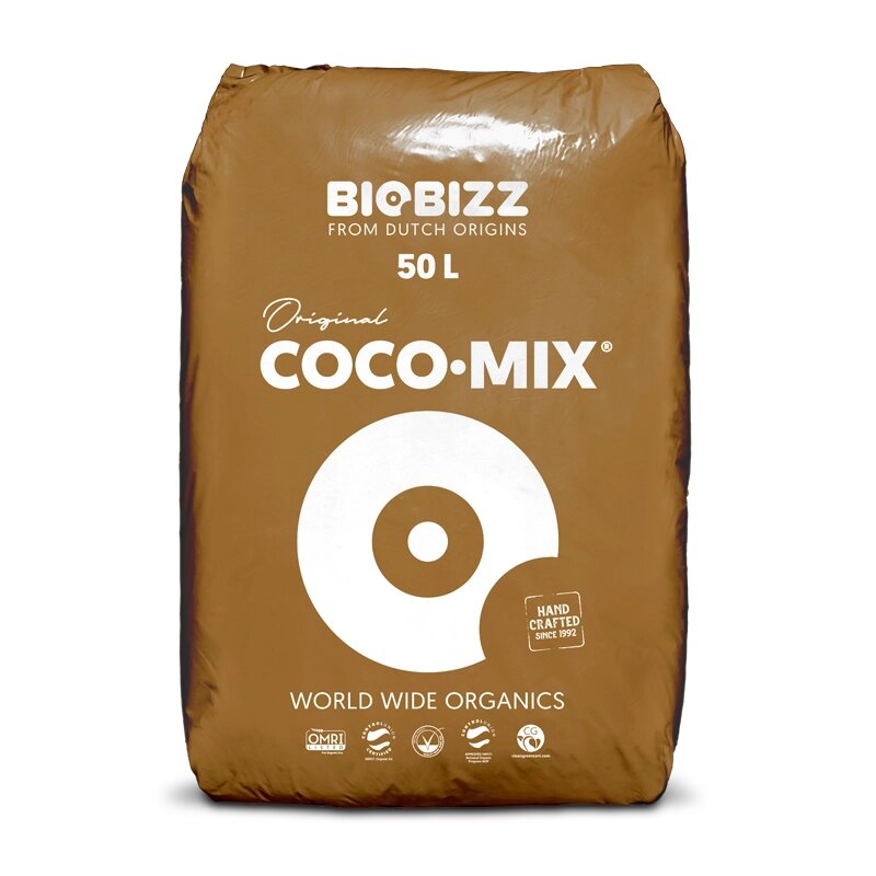 Кокосовый субстрат  Сoco-Mix 50 L BioBizz от компании "КазГидропоника" - фото 1