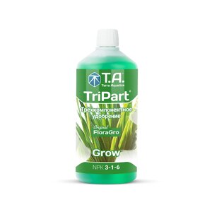 Удобрение жидкое для гидропоники TriPart Grow/Flora Gro GHE 1л в Астане от компании "КазГидропоника"