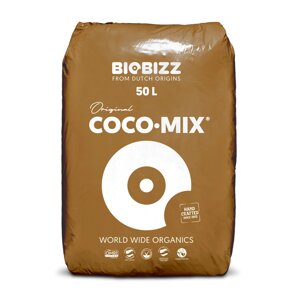 Сoco-Mix 50 L BioBizz Кокосовый субстрат в Астане от компании "КазГидропоника"