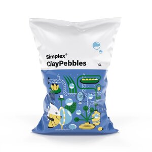 Simplex ClayPebbles 10 л Керамзит в Астане от компании "КазГидропоника"