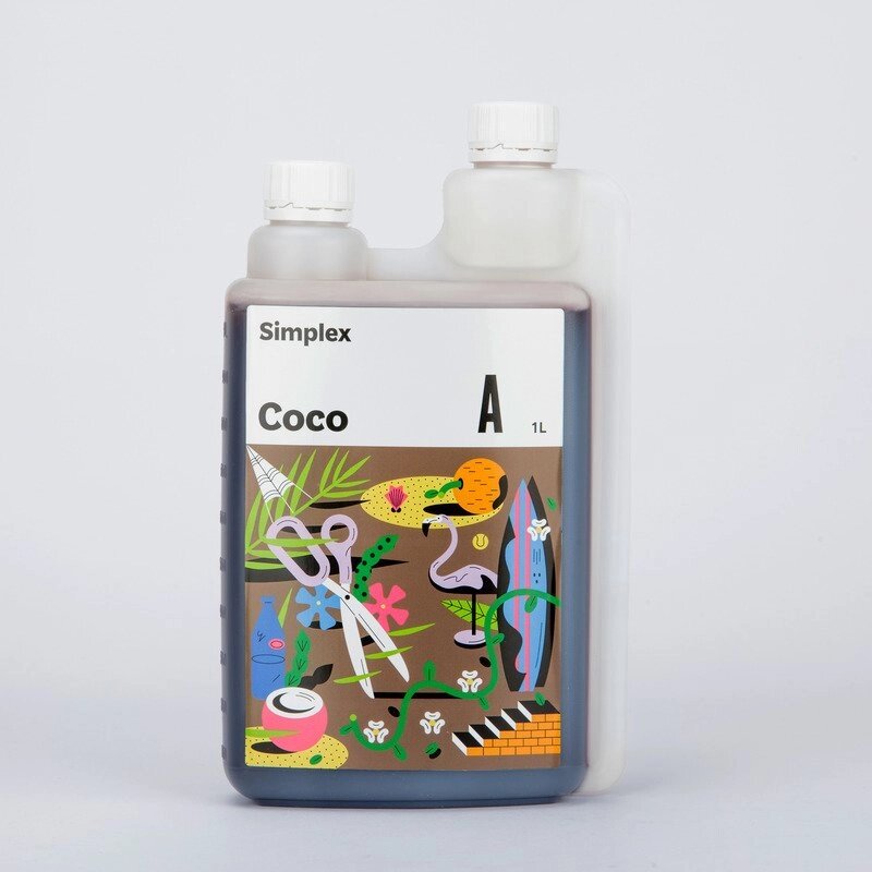 SIMPLEX Coco А+В 1 L от компании "КазГидропоника" - фото 1
