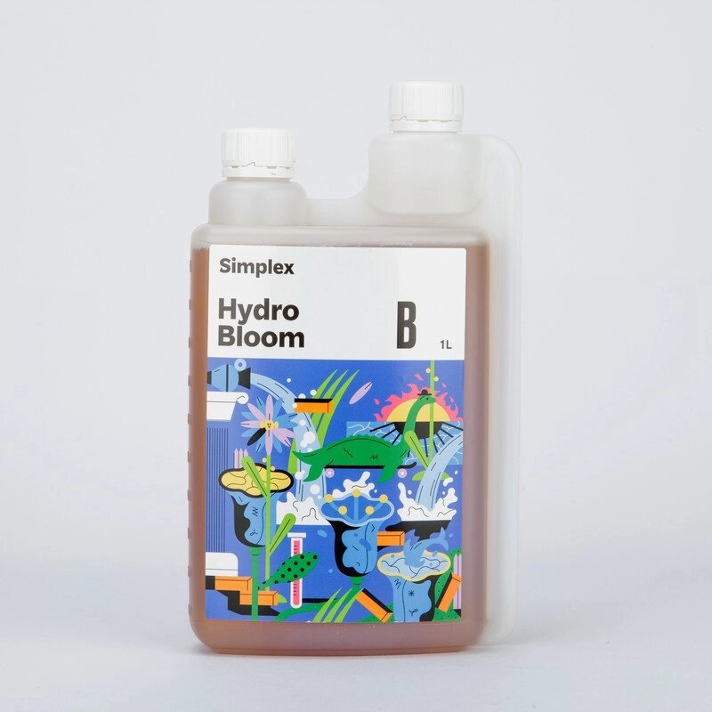 SIMPLEX Hydro Bloom А+В 1 L от компании "КазГидропоника" - фото 1
