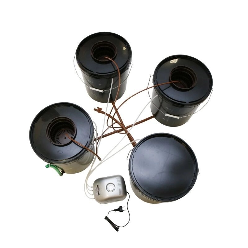 Установка Aqua Pot Trio 20 L (без компрессора) от компании "КазГидропоника" - фото 1