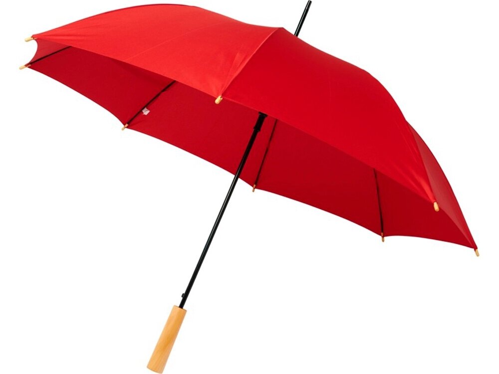 23-дюймовый автоматический зонт Alina из переработанного ПЭТ-пластика, красный от компании ТОО VEER Company Group / Одежда и сувениры с логотипом - фото 1