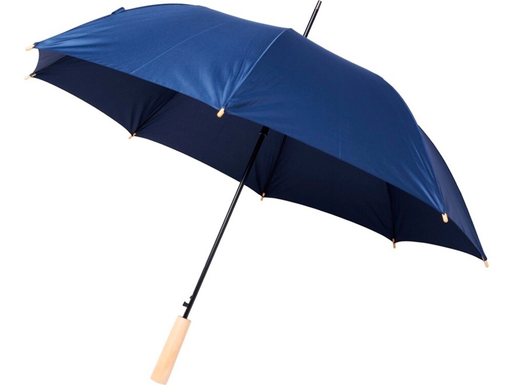 23-дюймовый автоматический зонт Alina из переработанного ПЭТ-пластика, темно-синий от компании ТОО VEER Company Group / Одежда и сувениры с логотипом - фото 1