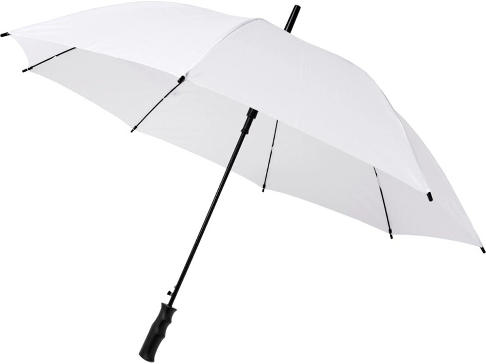 23-дюймовый ветрозащитный полуавтоматический зонт Bella, белый от компании ТОО VEER Company Group / Одежда и сувениры с логотипом - фото 1
