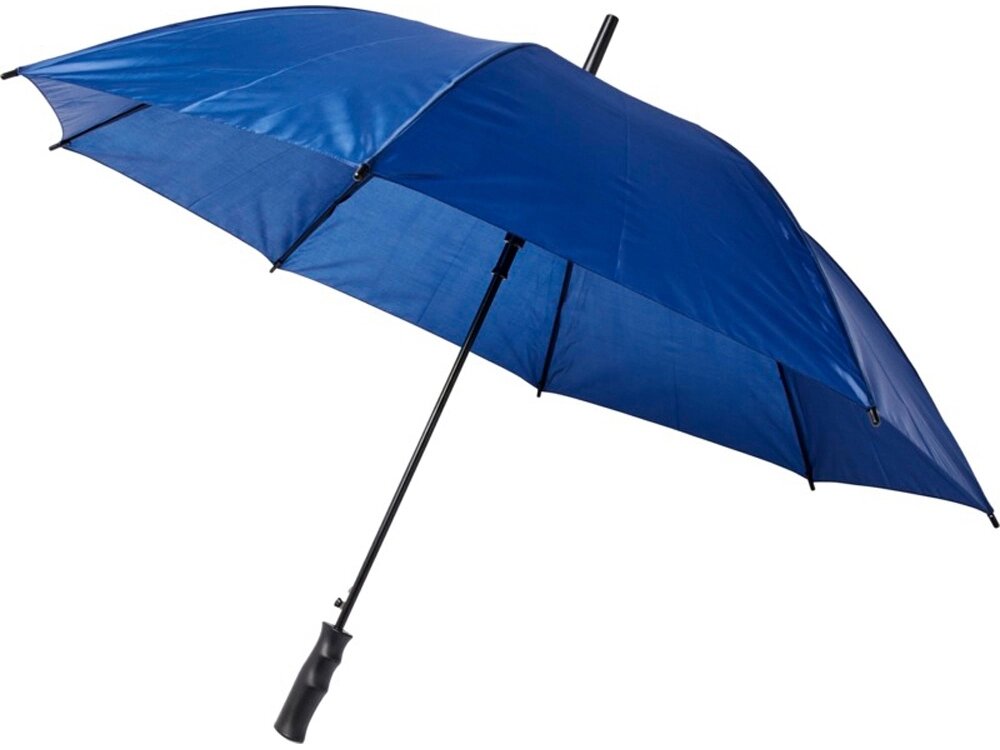 23-дюймовый ветрозащитный полуавтоматический зонт Bella, темно-синий от компании ТОО VEER Company Group / Одежда и сувениры с логотипом - фото 1