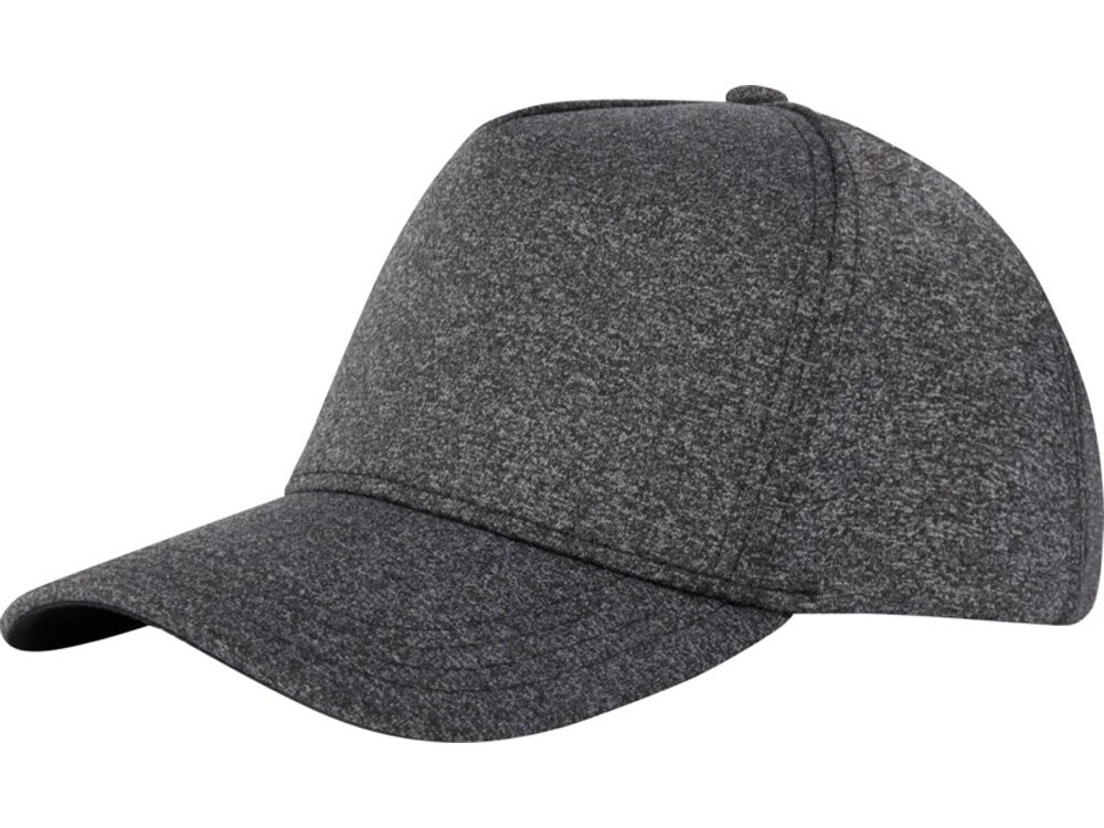 5-панельная стрейчевая кепка Manu, темно-серый от компании ТОО VEER Company Group / Одежда и сувениры с логотипом - фото 1