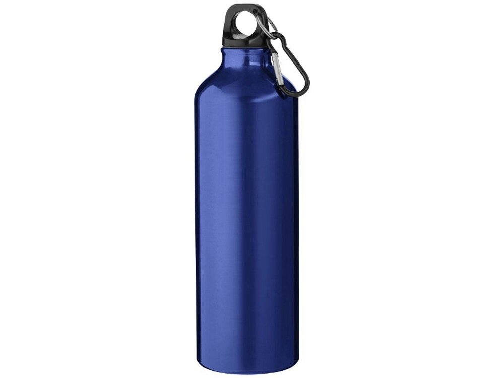 Алюминиевая бутылка для воды Oregon объемом 770 мл с карабином - Синий от компании ТОО VEER Company Group / Одежда и сувениры с логотипом - фото 1
