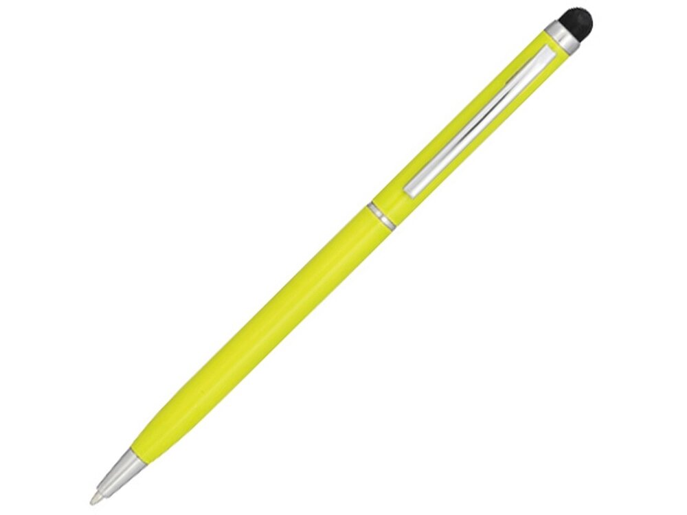 Алюминиевая шариковая ручка Joyce, зеленый от компании ТОО VEER Company Group / Одежда и сувениры с логотипом - фото 1