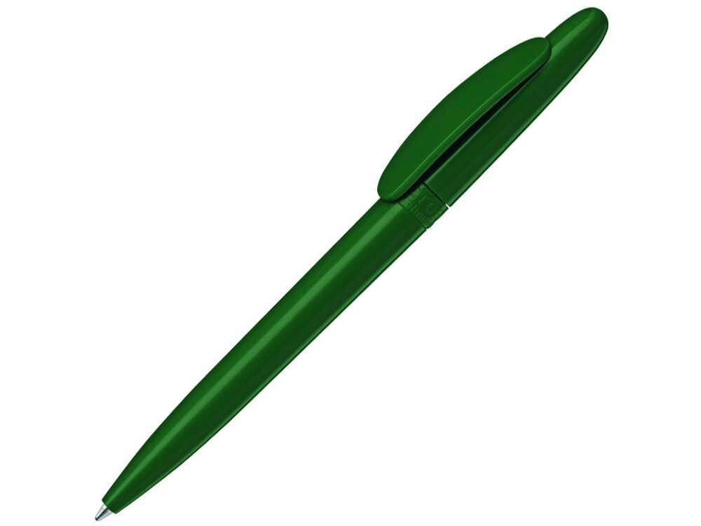 Антибактериальная шариковая ручка Icon green, темно-зеленый от компании ТОО VEER Company Group / Одежда и сувениры с логотипом - фото 1