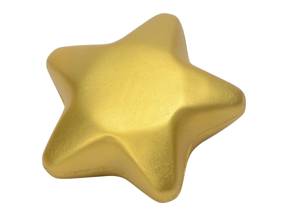 Антистресс Звезда, золотистый от компании ТОО VEER Company Group / Одежда и сувениры с логотипом - фото 1