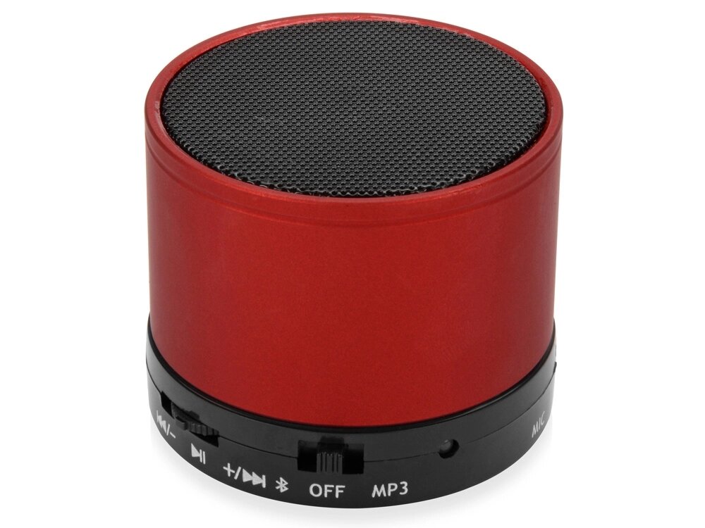 Беспроводная колонка Ring с функцией Bluetooth, красный от компании ТОО VEER Company Group / Одежда и сувениры с логотипом - фото 1