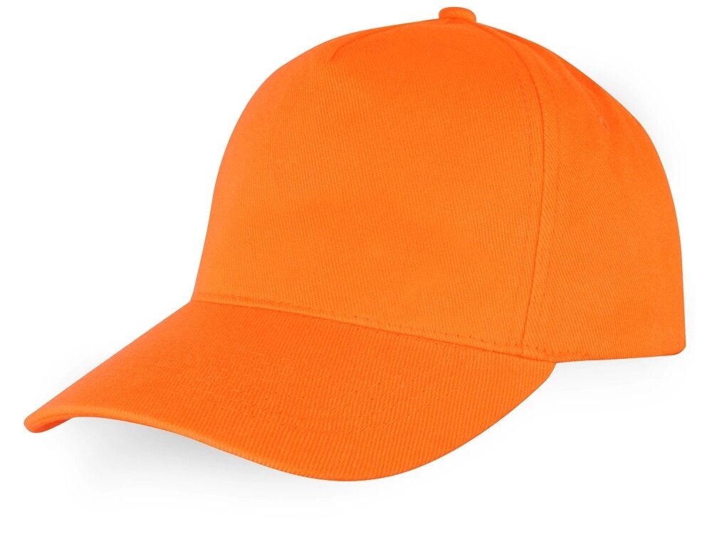 Бейсболка Florida 350 5-панельная, оранжевый от компании ТОО VEER Company Group / Одежда и сувениры с логотипом - фото 1
