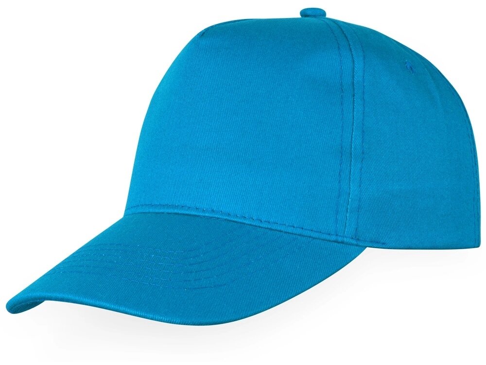 Бейсболка Memphis 5-ти панельная 165 гр, ярко-голубой от компании ТОО VEER Company Group / Одежда и сувениры с логотипом - фото 1