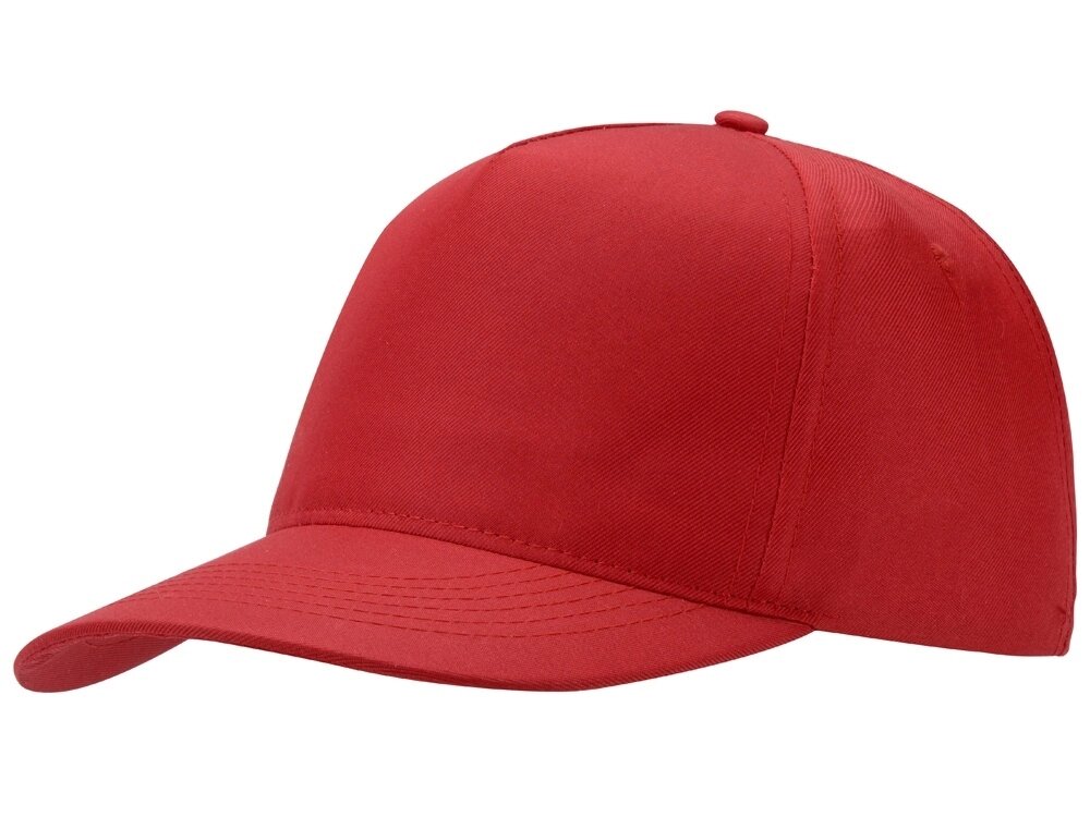 Бейсболка Mix 5-ти панельная 180 гр, красный от компании ТОО VEER Company Group / Одежда и сувениры с логотипом - фото 1