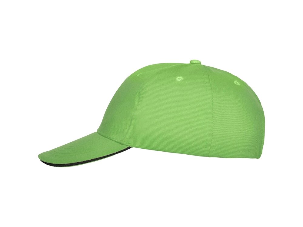Бейсболка Panel унисекс, зеленое яблоко от компании ТОО VEER Company Group / Одежда и сувениры с логотипом - фото 1