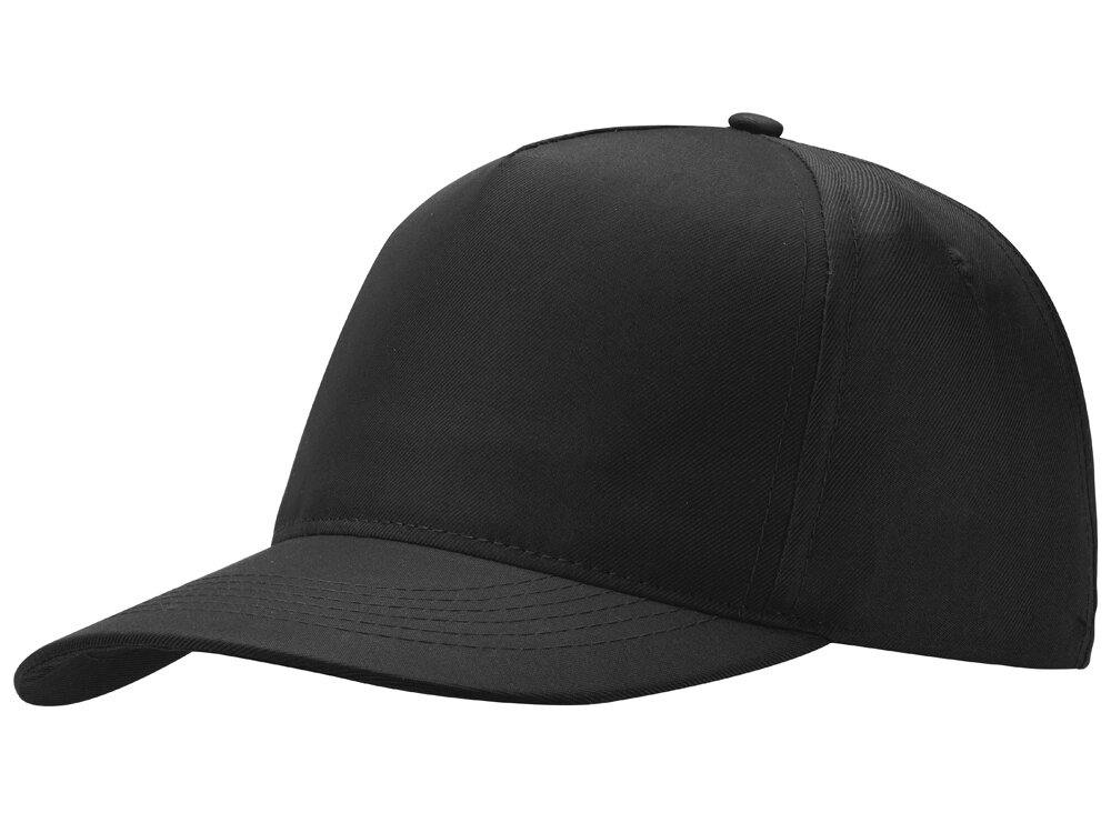 Бейсболка Poly 5-ти панельная, черный от компании ТОО VEER Company Group / Одежда и сувениры с логотипом - фото 1
