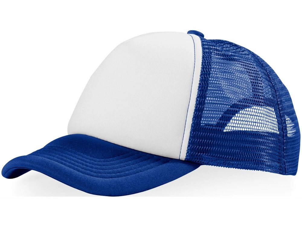Бейсболка Trucker, ярко-синий/белый от компании ТОО VEER Company Group / Одежда и сувениры с логотипом - фото 1
