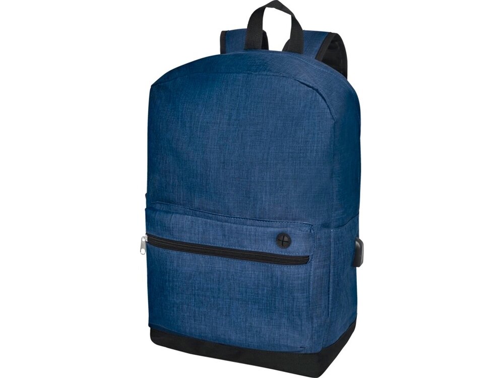 Бизнес-рюкзак для ноутбука 15,6 Hoss, heather navy от компании ТОО VEER Company Group / Одежда и сувениры с логотипом - фото 1