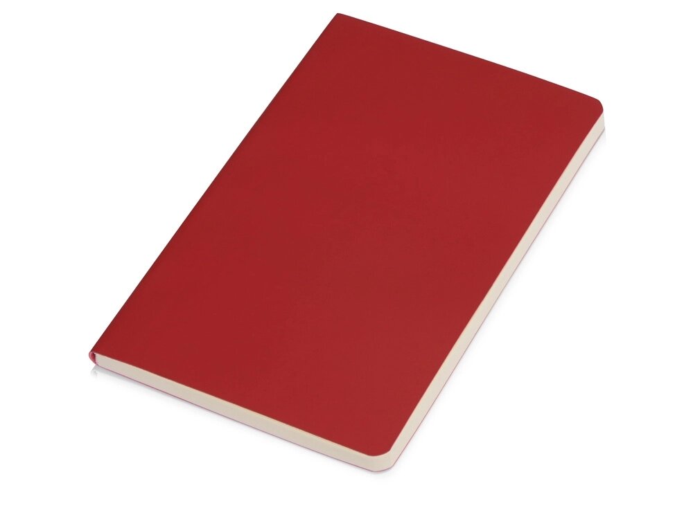 Блокнот А5 Softy 13*20,6 см в мягкой обложке, красный от компании ТОО VEER Company Group / Одежда и сувениры с логотипом - фото 1