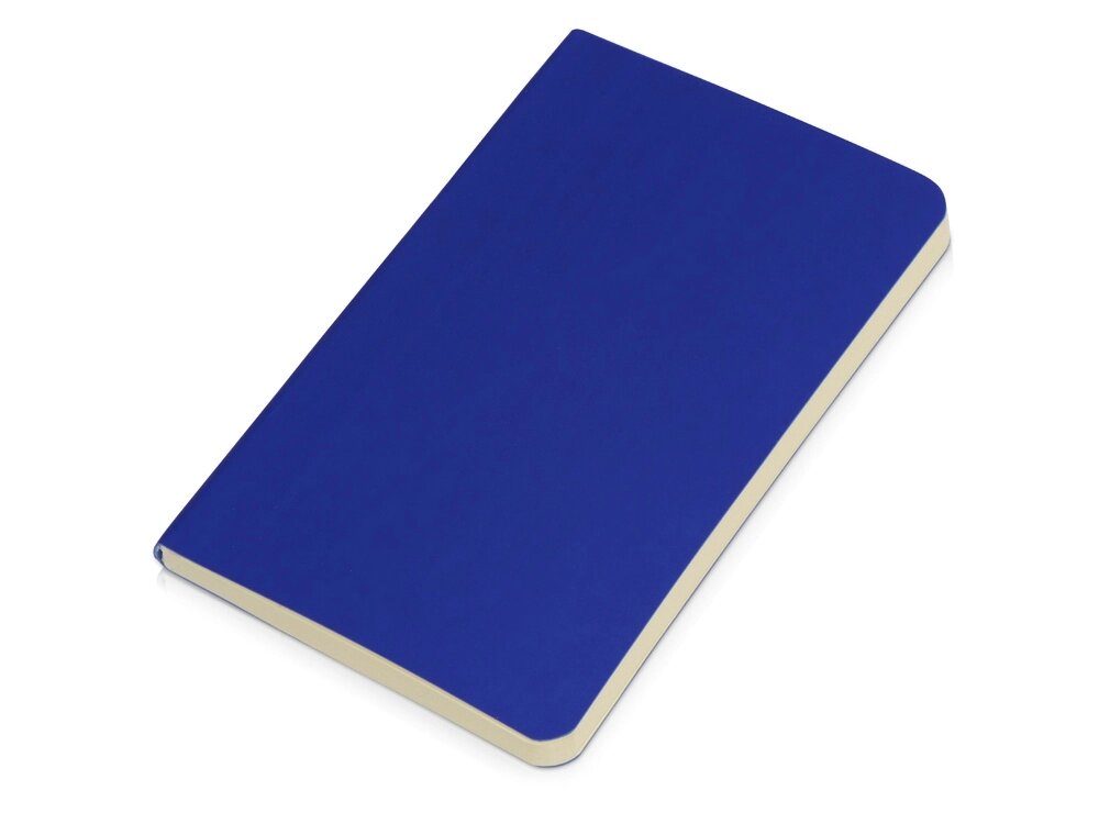 Блокнот А6 Softy small 9*13,8 см в мягкой обложке, синий от компании ТОО VEER Company Group / Одежда и сувениры с логотипом - фото 1