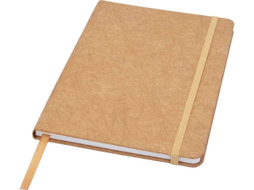 Блокнот Breccia, формат А5, с листами из каменной бумаги, коричневый от компании ТОО VEER Company Group / Одежда и сувениры с логотипом - фото 1