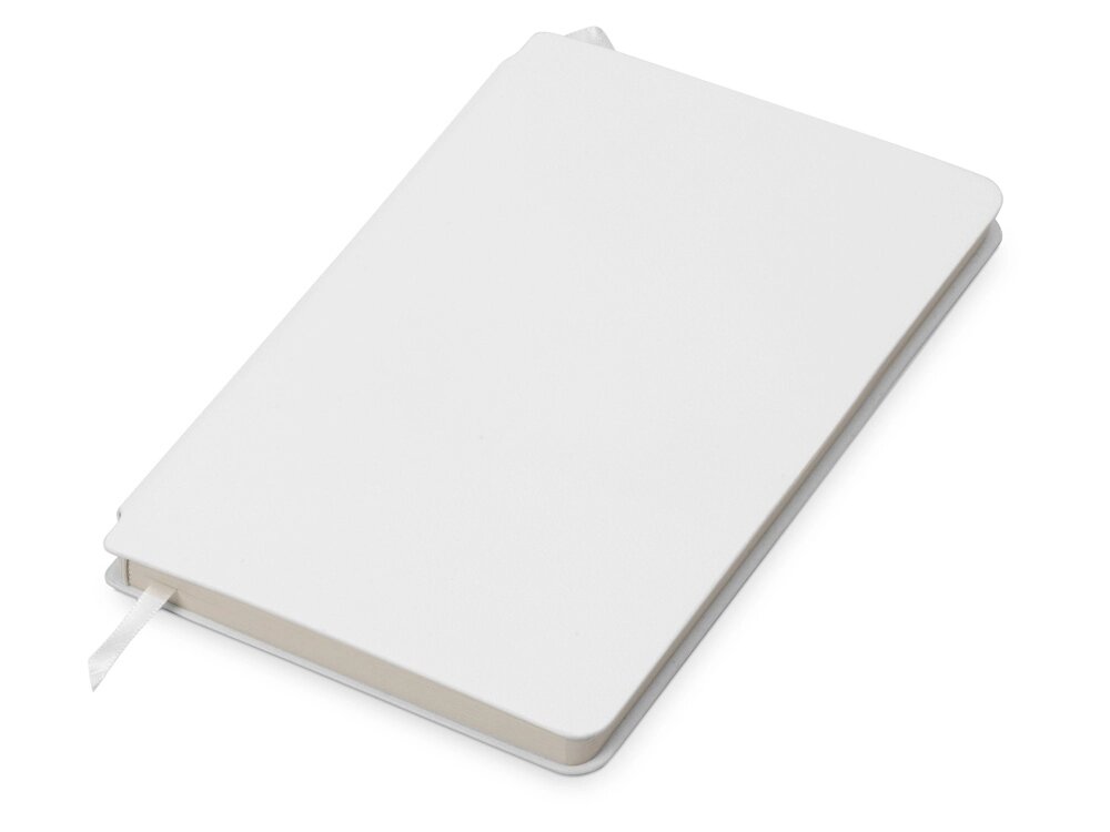 Блокнот Notepeno 130x205 мм с тонированными линованными страницами, белый от компании ТОО VEER Company Group / Одежда и сувениры с логотипом - фото 1