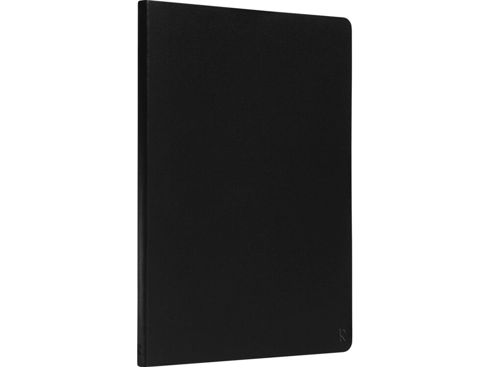 Блокнот с мягкой обложкой Karst формата A5, черный от компании ТОО VEER Company Group / Одежда и сувениры с логотипом - фото 1