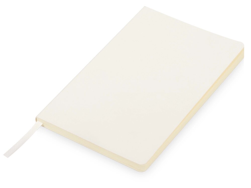 Блокнот Softy 2.0, гибкая обложка A5, 80 листов, белый от компании ТОО VEER Company Group / Одежда и сувениры с логотипом - фото 1