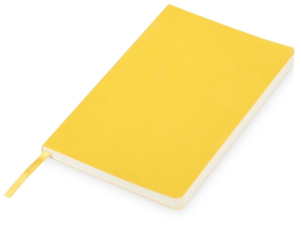 Блокнот Softy 2.0, гибкая обложка A5, 80 листов, желтый от компании ТОО VEER Company Group / Одежда и сувениры с логотипом - фото 1