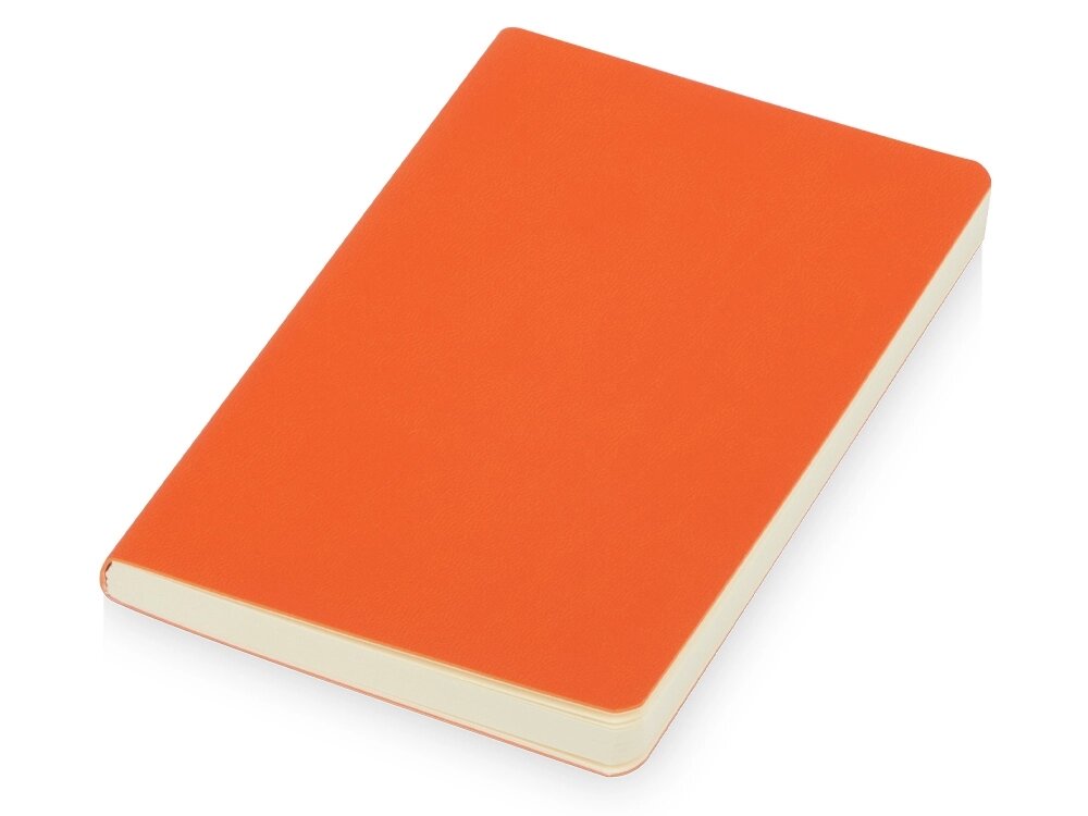 Блокнот Softy 2.0, гибкая обложка A6, 80 листов, оранжевый от компании ТОО VEER Company Group / Одежда и сувениры с логотипом - фото 1