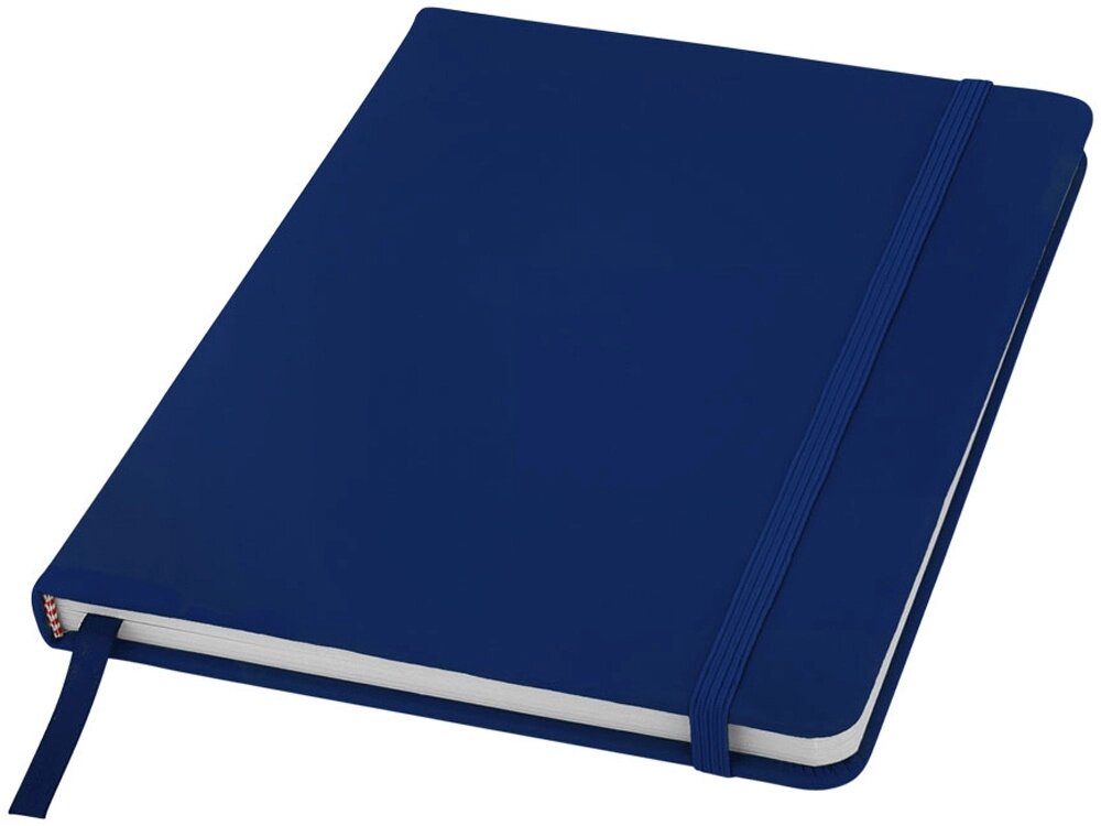 Блокнот Spectrum A5 с белыми страницами, темно-синий от компании ТОО VEER Company Group / Одежда и сувениры с логотипом - фото 1