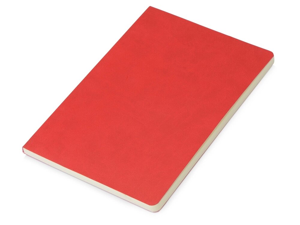 Блокнот Wispy линованный в мягкой обложке, красный от компании ТОО VEER Company Group / Одежда и сувениры с логотипом - фото 1