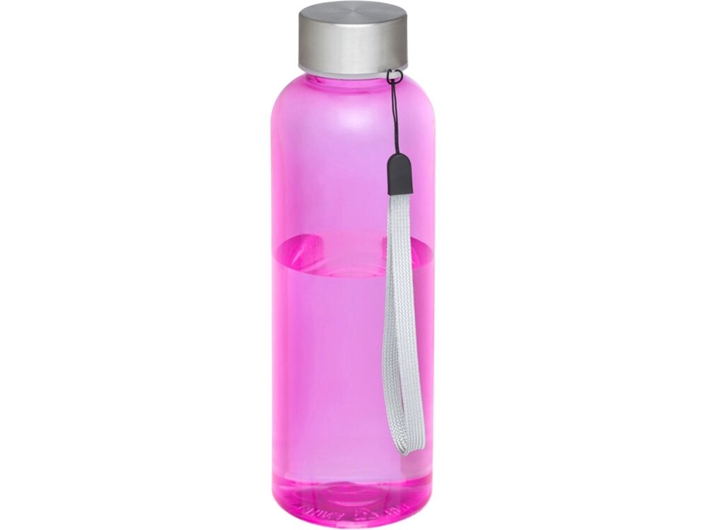 Bodhi бутылка для воды из вторичного ПЭТ объемом 500 мл - пурпурный розовый прозрачный от компании ТОО VEER Company Group / Одежда и сувениры с логотипом - фото 1