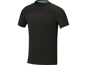 Borax Мужская футболка с короткими рукавами из переработанного полиэстера, сертифицированного согласно GRS - сплошной
