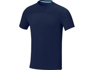 Borax Мужская футболка с короткими рукавами из переработанного полиэстера, сертифицированного согласно GRS - Темно -