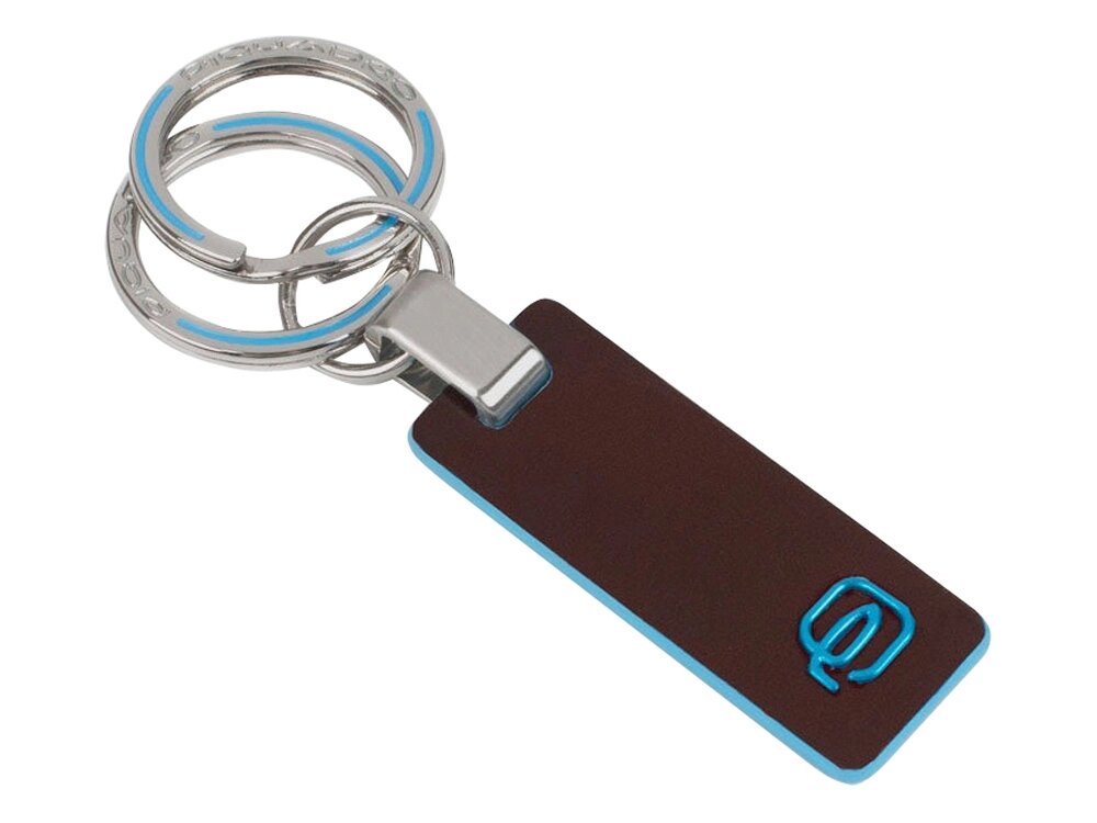 Брелок для ключей, Piquadro Blue Square, Коричневый от компании ТОО VEER Company Group / Одежда и сувениры с логотипом - фото 1