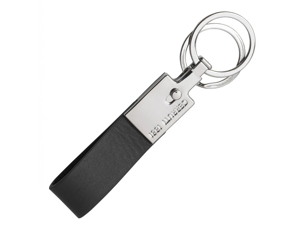 Брелок для ключей Zoom Black от компании ТОО VEER Company Group / Одежда и сувениры с логотипом - фото 1