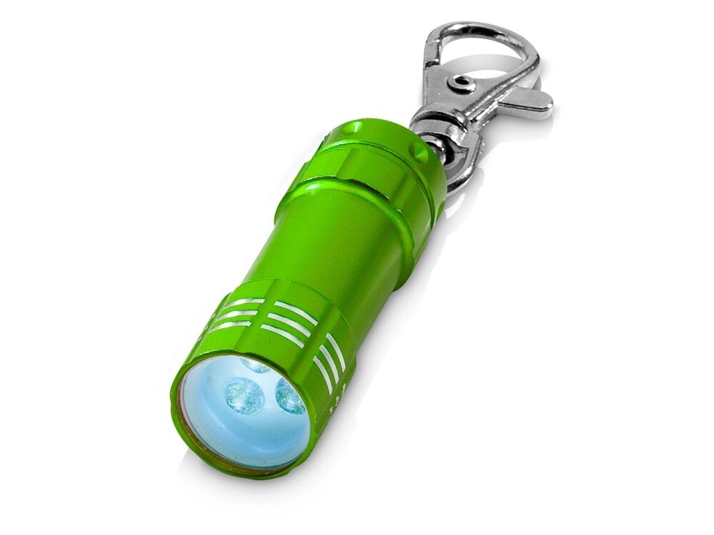 Брелок-фонарик Astro, зеленый от компании ТОО VEER Company Group / Одежда и сувениры с логотипом - фото 1