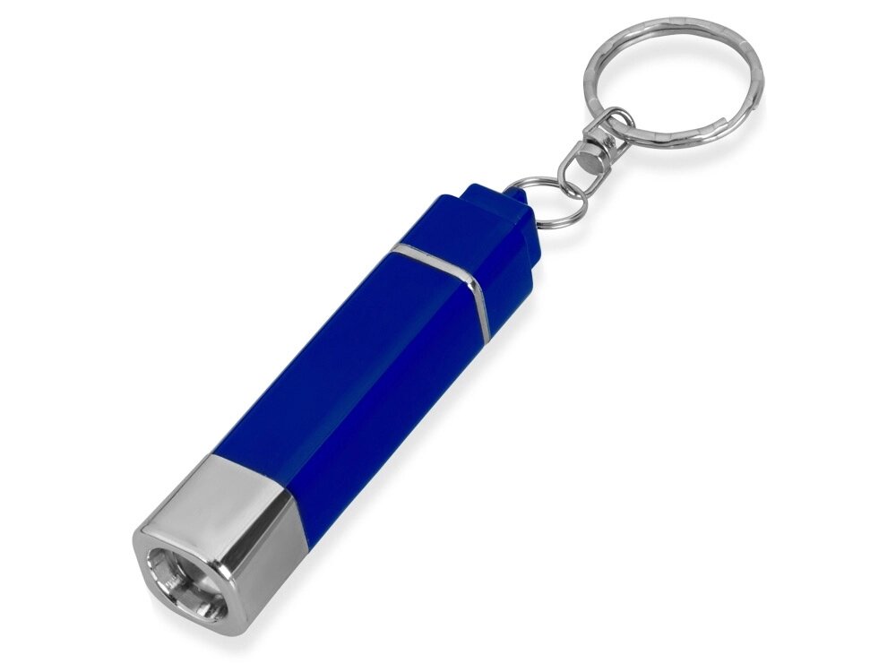 Брелок-фонарик, синий от компании ТОО VEER Company Group / Одежда и сувениры с логотипом - фото 1