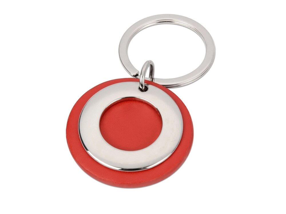 Брелок Корал-Спрингс, красный/серебристый от компании ТОО VEER Company Group / Одежда и сувениры с логотипом - фото 1