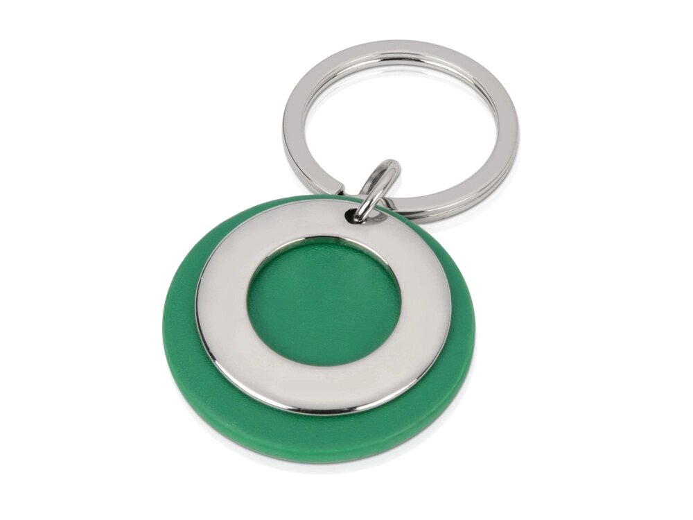 Брелок Корал-Спрингс, зеленый/серебристый от компании ТОО VEER Company Group / Одежда и сувениры с логотипом - фото 1
