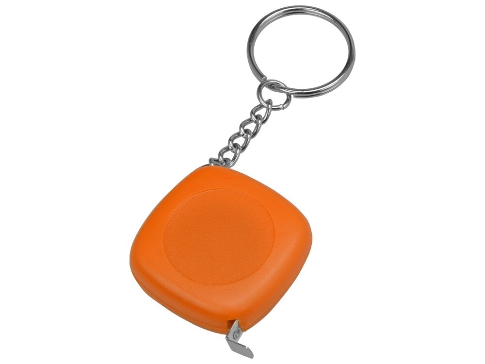 Брелок-рулетка 1м Block, оранжевый от компании ТОО VEER Company Group / Одежда и сувениры с логотипом - фото 1
