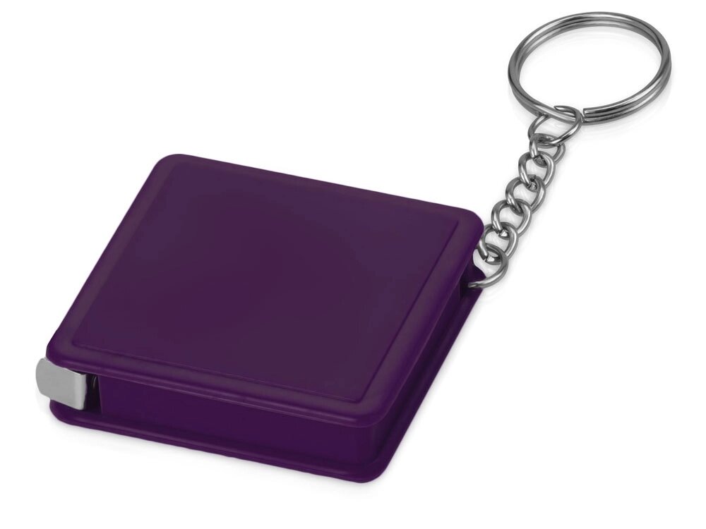 Брелок-рулетка Дюйм, 1 м., фиолетовый от компании ТОО VEER Company Group / Одежда и сувениры с логотипом - фото 1