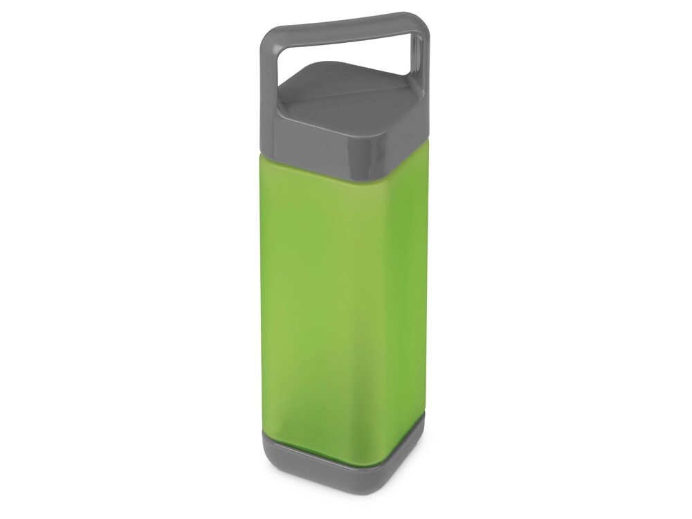 Бутылка для воды Balk 650 мл soft-touch, зеленое яблоко от компании ТОО VEER Company Group / Одежда и сувениры с логотипом - фото 1