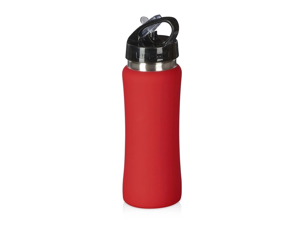 Бутылка для воды Bottle C1, сталь, soft touch, 600 мл, красный от компании ТОО VEER Company Group / Одежда и сувениры с логотипом - фото 1