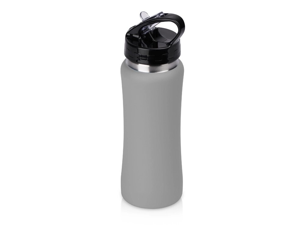 Бутылка для воды Bottle C1, сталь, soft touch, 600 мл, серый от компании ТОО VEER Company Group / Одежда и сувениры с логотипом - фото 1