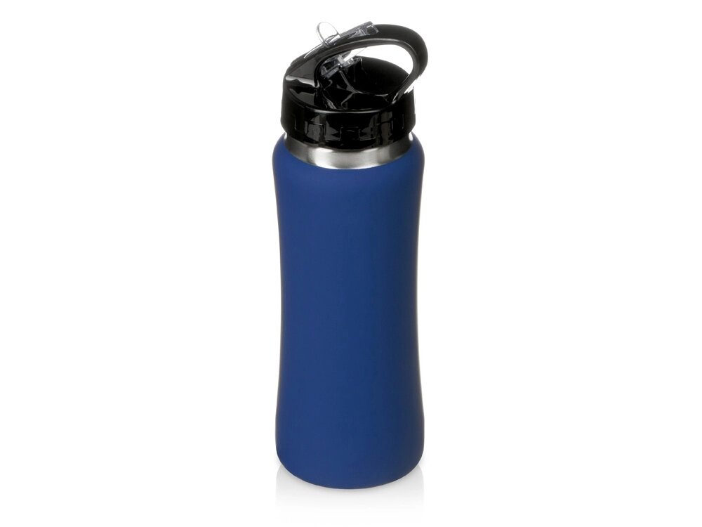 Бутылка для воды Bottle C1, сталь, soft touch, 600 мл, темно-синий от компании ТОО VEER Company Group / Одежда и сувениры с логотипом - фото 1