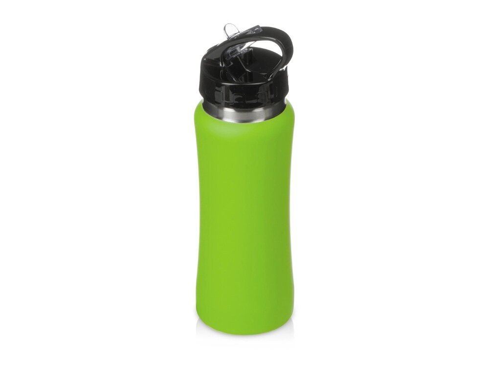 Бутылка для воды Bottle C1, сталь, soft touch, 600 мл, зеленое яблоко от компании ТОО VEER Company Group / Одежда и сувениры с логотипом - фото 1